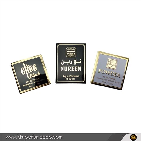 Label Aluminium Square Untuk Minyak Wangi